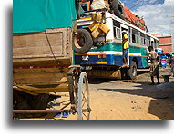 Dworzec autobusowy w Toliara::Tuléar, Madagaskar::