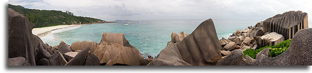 Petite Anse Beach::La Digue, Seychelles::