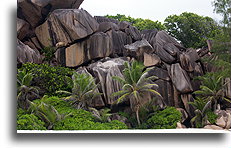 Granite Boulders::La Digue, Seychelles::