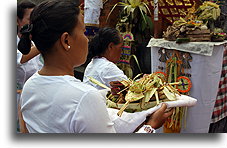 Canang (Traditional Offerings)::Bali, Indonesia::