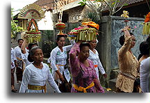 Temple Procession::Bali, Indonesia::