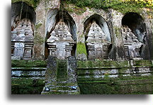 Deep Carved Shrines::Bali, Indonesia::