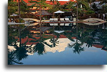 Quiet Swimming Pool::Bali, Indonesia::