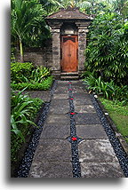 Villa Entrance::Bali, Indonesia::