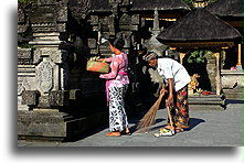 Temple Cleaning::Bali, Indonesia::