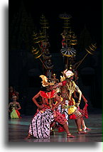 Prabu Janaka::Balet Ramajana, Prambanan, Jawa Indonezja::