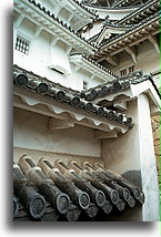 Ozdobne okapy::Zamek Himeji-jo, Japonia::