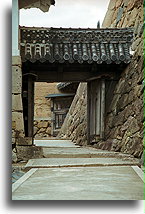 Narrow Passageway::Himeji-jo castle, Japan::