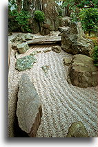 Mt. Horai::Daisen-in temple in Kyoto, Japan::