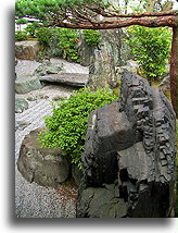 Crane Island::Daisen-in temple in Kyoto, Japan::