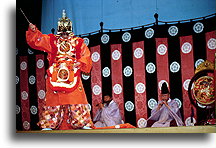 Kyogen (Comic Play)::Gion district in Kyoto, Japan::