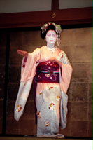 Taniec Kyomai #1::Dzielnica Gion w Kioto, Japonia::