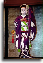 Taniec Kyomai #2::Dzielnica Gion w Kioto, Japonia::