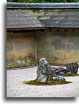Kamienny ogród w Ryoan-ji #4::Świątynia Ryoan-ji, Kioto, Japonia::