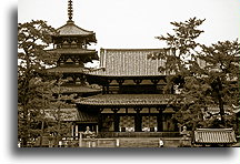Sai-in (część zachodnia)::Świątynia Horyu-ji, Nara, Japonia::