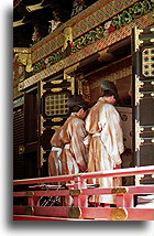 Shinto Monks::Tosho-gu Shrine, Nikko, Japan::