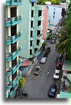 Back Street from Above::Male, capital city of Maldives::