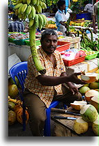 Market in Male::Male, capital city of Maldives::