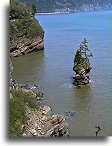 Flowerpot Rock::Zatoka Fundy, Nowy Brunszwik, Kanada::