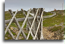 Wooden Fence::Newfoundland, Canada::