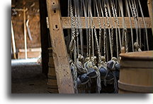 Weaving Loom::L'Anse aux Meadows, Newfoundland, Canada::