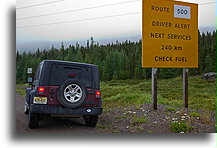 Sprawdź poziom paliwa::Churchill Falls, Labrador, Kanada::