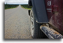 Prosta pusta szosa::Labrador Highway, Labrador, Kanada::