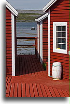Red House with the Barrel::Newfoundland, Canada::