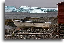 Łódka rybacka::Nowa Fundlandia, Kanada::