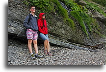 Resting Beside a Cliff::Joggins, Nova Scotia, Canada::