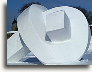 Rzeźba ze śniegu #2::Quebec, Kanada::