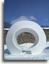 Rzeźba ze śniegu #1::Quebec, Kanada::