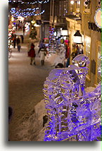 Rue du Petit-Champlain zimą #2::Quebec City, Québec, Kanada::