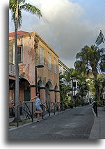 Swedish Flag::Gustavia, St. Barths, Caribbean::