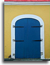 Blue Door::Charlotte Amalie, U.S. Virgin Islands::