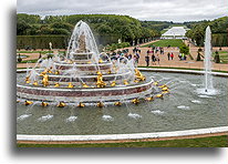 Fountain of Latona and Grand Canal::Versailles, France::