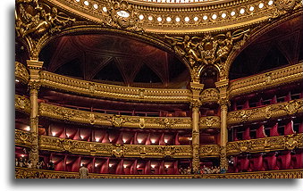 Audytorium::Opera Garnier, Paryż, Francja::
