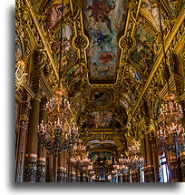Główne foyer #1::Opera Garnier, Paryż, Francja::