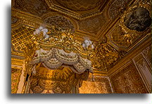 Queen's Bedchamber::Palace of Versailles, France::