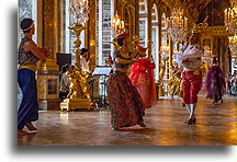 Dancers in Hall of Mirrors #2::Palace of Versailles, France::