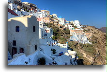Village on the Caldera Rim #1::Oia, Santorini, Greece::
