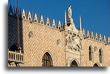 Fasada z lwem św. Marka::Wenecja, Włochy::