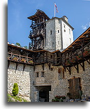Gate Tower::Korzkiew Castle, Poland::
