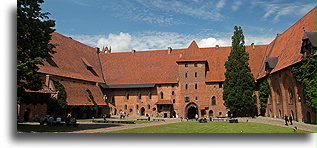 Middle Castle Courtyard::Malbork, Poland::