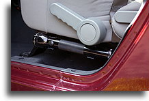 Flashlight under the driver's seat::Preparations, Flashlight Seat Mount::