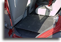 Floor panel lowered::The new panel increased the cargo space::