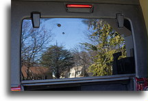 Tinted rear glass::Vehicle Security::