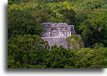 Structure VII::Calakmul, Campeche, Mexico::