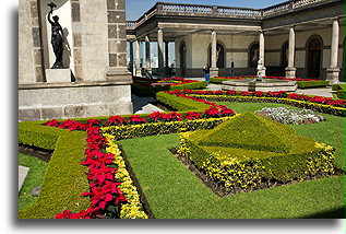 Rootop Gardens::Chapultepec Castle, Mexico City, Mexico::