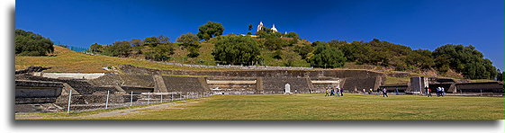 The Great Pyramid of Cholula::Cholula, Puebla, Mexico::